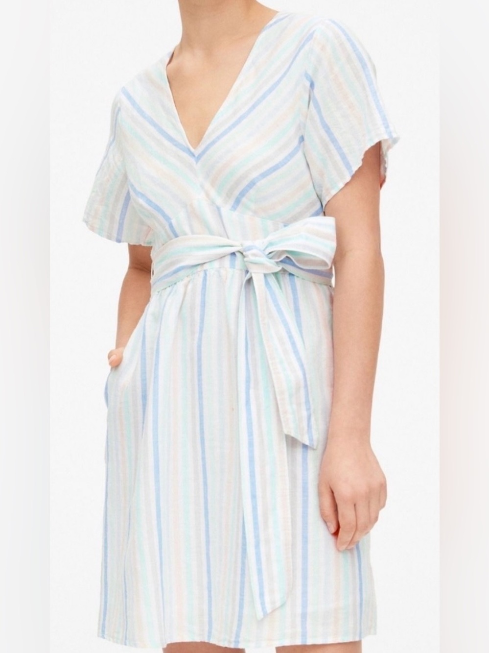 GAP Kimono Sleeve Tie Belt Dress